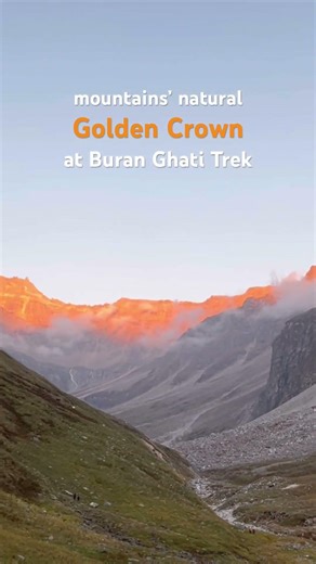 Evenings shine at Buran Ghati Trek. #himalayas #trekking #mountains #travel #himachal