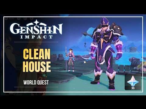 "CLEAN HOUSE" Quest Guide | Inazuma World Quest