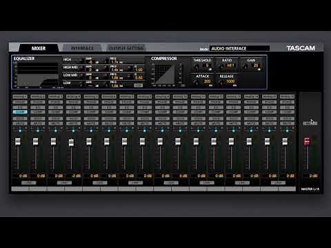 Tascam US-16x08 (Audio Interface ) + Software