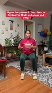 61 reactions · 20 shares | Low level upper body aerobic exercises part 1, for weaker seniors and elderly, pwd and anyone with low energy levels. Listen to the instructions for safety. Do it in the morning for max energy for the day. #physicaltherapy #mobility #exercise #seniors #elderly #hearthealth #share #Subscribe Click this link for full video https://youtu.be/Z57IqNujaIw?si=eQDCip9Vl5Jod-QF | Doc H. | Facebook