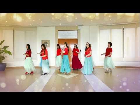 Beautiful Stranger Line Dance demo by Janet's LD Group