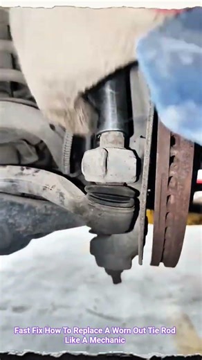 Fast Fix How To Replace A Worn Out Tie Rod Like A Mechanic #shortvideo #automobile #mechanic