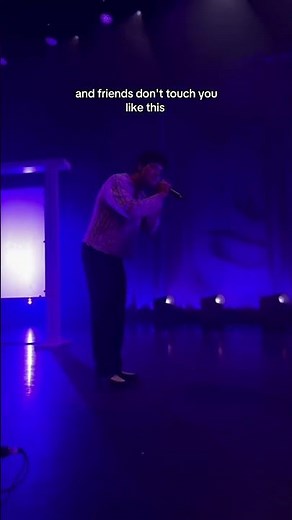 playing our song live for the first time in front of 5000 people 😳