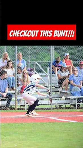 🏃‍♂️💨 Perfect Bunt Execution! | Youth Baseball Beauty #shorts