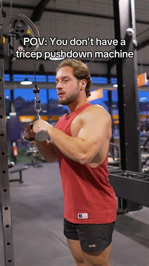Try this tricep pushdown variation for huge triceps