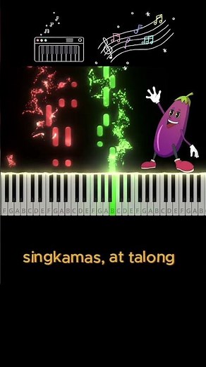 Easy Piano Tutorial - Bahay Kubo