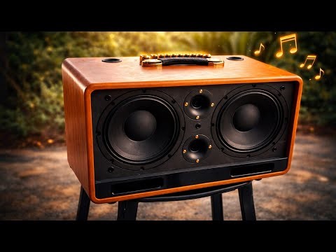 After Restoring Old Speakers… I Built My Own Dual 8” Karaoke Speaker! 🔥