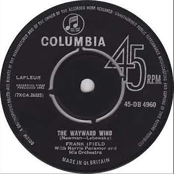 UK New Entry 1963 (19) Frank Ifield - The Wayward Wind