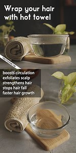 HOT TOWEL THERAPY to get rid of several hair problems - The Little Shine