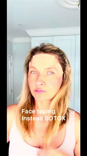 After face massage, once you release your forehead wrinkles, apply face tapes. Remember, muscles have memory, so once you release muscle and fascia tension, you want fascia to stay stretched , so she can remember its natural youthful size. You don’t need Botox to smoothen your face wrinkles, you need to learn to remove them yourself. #50pluswomen #antiageingtips #faceliftingmassage #skincareroutine