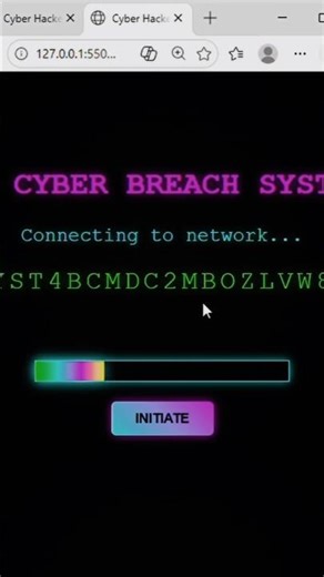 I Built a Hacker Screen in HTML 😳 (Password Cracking Animation)#coding #programming#html#viral