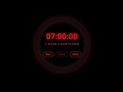 7 Hour Timer | Long Study Timer | No Music | Perfect for Focus & Productivity