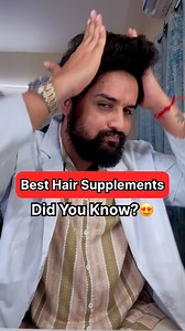 299K views · 5.2K reactions | Best Hair Supplements Disclaimer: This products are available over the counter & I use them personally, so Kindly do patch test before trying them. otherwise contact your Dermatologist / doctor to understand your condition in a better way. #explore #explorepage #drniranjansamani #instagood #fyp #reels #reelitfeelit #haircare | Dr Niranjan Samani | Facebook