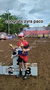 congrats dol Zyrah Paco Ladies Class OA Champion 85CC 1St place Laak Motocross #fbreelsfypシ゚viralシ #fbreels | Pitik Ni Tol