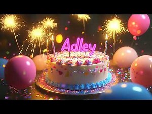 Happy Birthday Adley - Ultimate Celebration with Birthday Wishes & Dance Remix