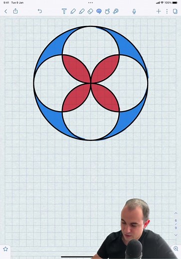 Exploring Geometric Concepts: Circles, Area, and Intersection with Markers
