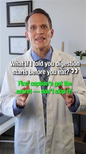 Proper digestion involves coordination between your brain, enzymes, and microbiome. 🧠