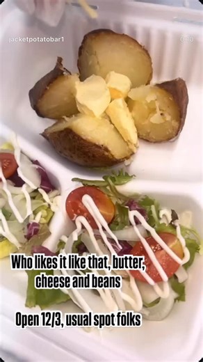 ❤️Check out the OG! Cheesy beans! You can’t whack it! ⏰ Open 12/3 or get us on JustEat! | Jacket Potato Bar