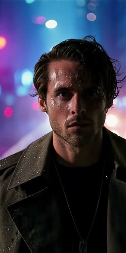 This Rainy Neon City Scene Was Shot Bone-Dry 🤯 (BTS Revealed!) #BehindTheScenes#GreenScreenMagic#VFX