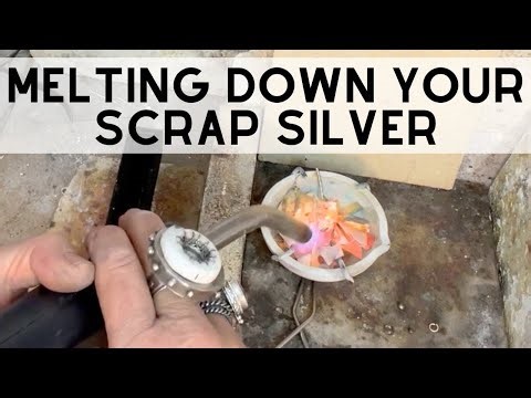 Silversmithing Techniques & Tips : Melting Scrap Silver into Fine Sheets
