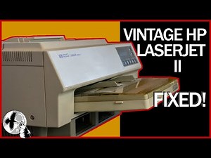 Classic 1980's HP LaserJet II Printer Restoration