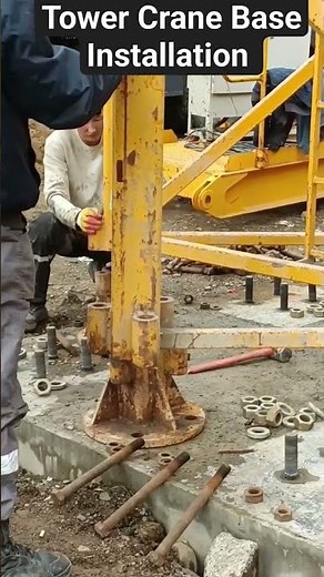 Tower crane Base Installation