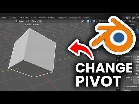 Blender: How To Change Pivot Point