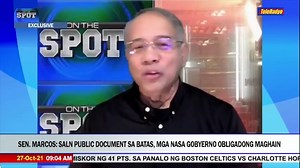 ICYMI: Watch Senator Imee Marcos as she guested on the DZMM program ON THE SPOT hosted by veteran journalists Danny Buenafe and Tony Velasquez yesterday, October 27, 2021. Senator Imee talked about the supposed political realignments, the substitution rule, the possibility of a BBM-Sara tandem, the current frontrunner status of her brother, and the Marcos-Duterte relationship, among others. Subscribe to the Imee Marcos YouTube channel at https://www.youtube.com/channel/UC9n_vxu79JC9U1VTy10wwqw f