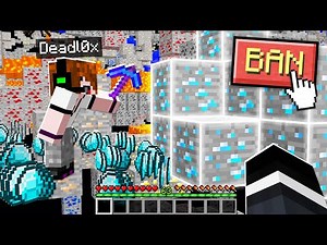 I caught my Minecraft friend using XRAY.. (BANNED)
