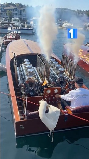 Twin V16's Producing Over 3,500HP! 🤯 #boats #horsepower #engines