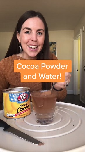 This is even cooler than the milk! 👀#hydrophobic #cocoapowder #learnontiktok #scienceathome #womeninstem #scienceismagic