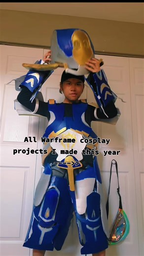 That's all for 2025 year! Though I could have gotten more done, I'm happy with my progress #warframe #cosplayprogress #cosplay #cosplayer #warframecosplay