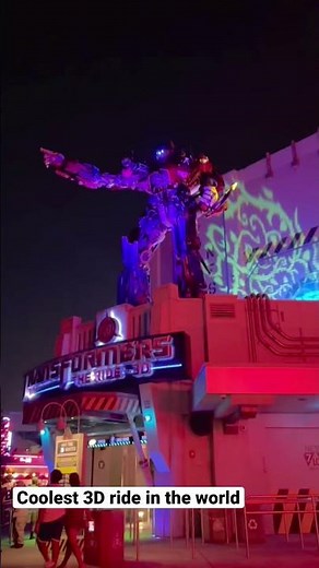 Transformer the 3D ride #transformer #3d #universalstudios