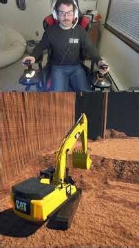 Excavator Tricks Climbing Back on Bench - Construction Sim 2022