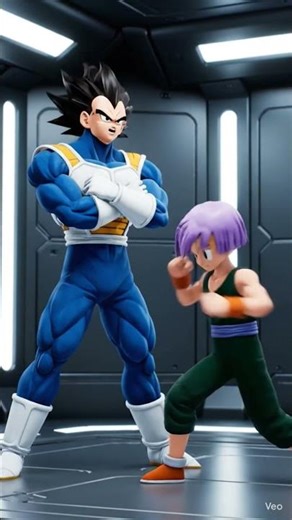 Trunks and Vegeta training