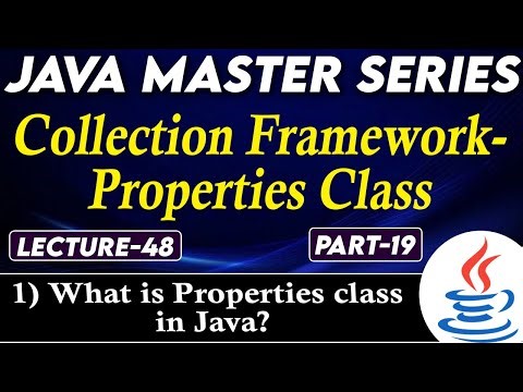#48 Collection Framework Properties Class in Java Part-19 | What is Properties Class in Java?