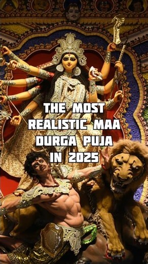 The Most Realistic Maa Durga Idol in 2025 | Durga Puja Special #shorts