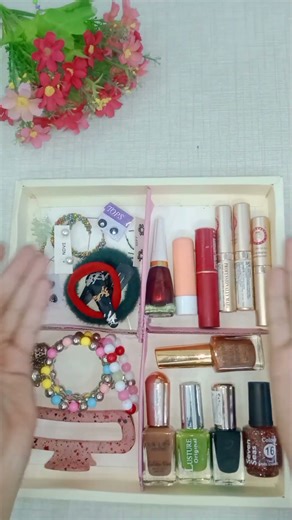 😇🤓DIY Creative Makeup Organizer💞🌈 #shorts #ytshorts #trending #viral #makeup #box #reels #diy #craft