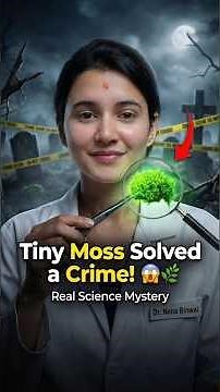 Tiny Moss Solved a Shocking Crime | Real Forensic Botany Mystery 🌿 #trending #biology