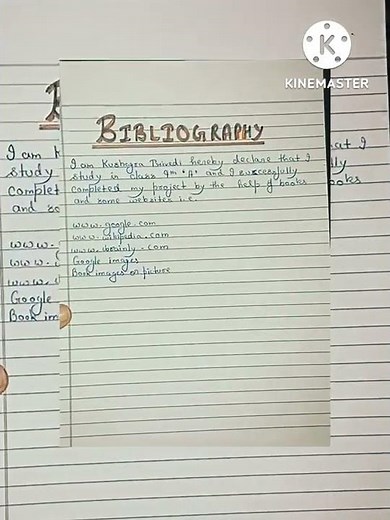 How To Write Bibliography For a Project? (Creative Projects)