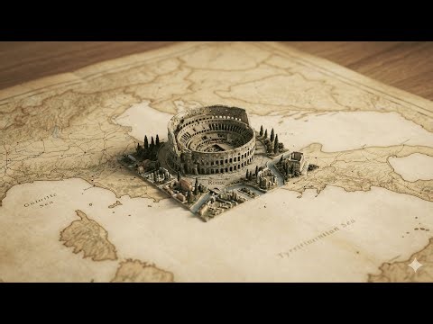 The Colosseum: What Lies Beneath the Arena? (3D Map Animation)