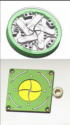 Geneva Drive Iris Mechanism| Intermittent Gear Motion&Mechanical Shutter System Explained#automobile