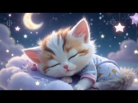 Sleeping Fluffy Kitty 🐱💤 | Magical Bedtime Lullaby 🌙‪@MoonlightLullabies-n6p‬