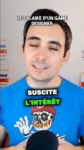 Découvrez le salaire d'un game designer en France ! #gamedesigner #salaire Le transcript de la vidéo