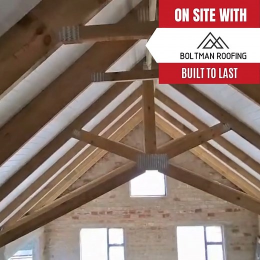 🏡🔨 Exposed Trusses in the Making There’s something special about seeing a home take shape from the inside out — and nothing defines that structure quite like beautifully crafted trusses. In this build, you can see the precision, alignment, and quality that go into creating a strong, stylish roof frame. These exposed trusses won’t just support the home… they’ll become one of its standout architectural features. At Boltman Roofing, we take pride in workmanship that’s built to last and designed t