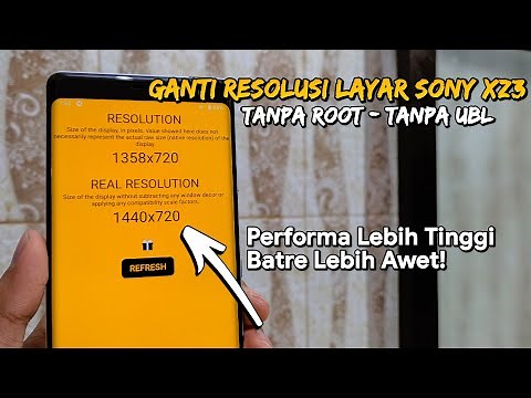 Cara Ganti Resolusi Layar Sony Xperia XZ3 Pakai ADB - Gaming Makin Lancar!