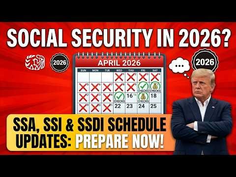 April 2026 Social Security Checks: SSA, SSI & SSDI Schedule Update!” ✅