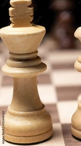chess pieces in vertical video