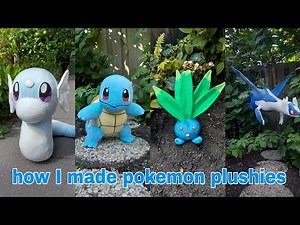how to make pokemon plushies diy handmade