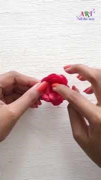 Easy Paper Flower 🌸 | DIY Simple Paper Flower Craft | Beautiful Paper Flower